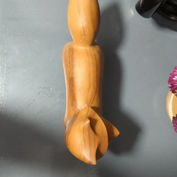 Wooden Fox Figurine - Picture 3 of 6